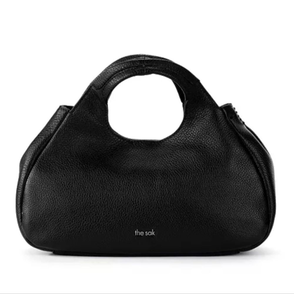 ♣️The sak Women's Rylan Mini Crossbody Black leather Satchel